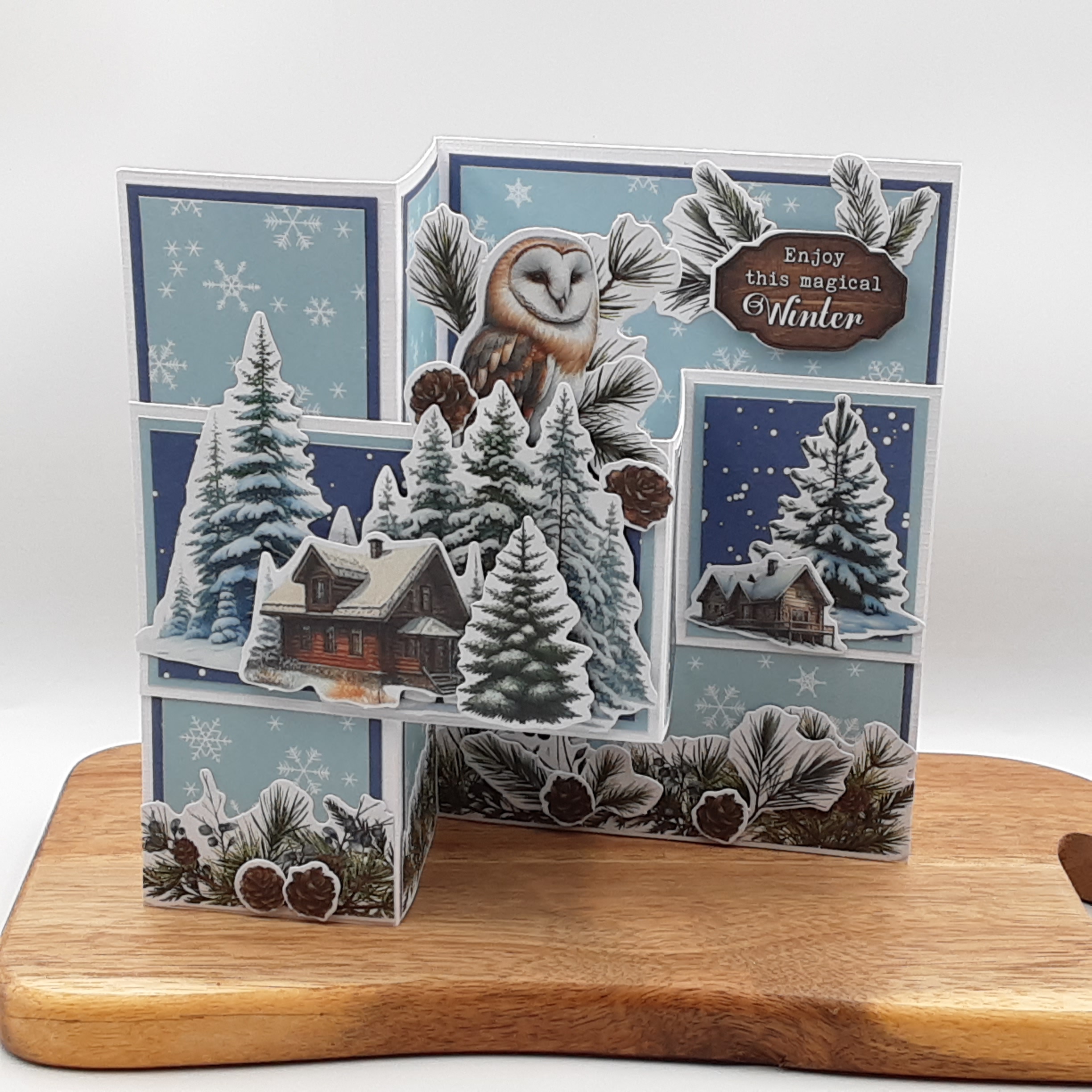 Winter wonderland zig-zag
