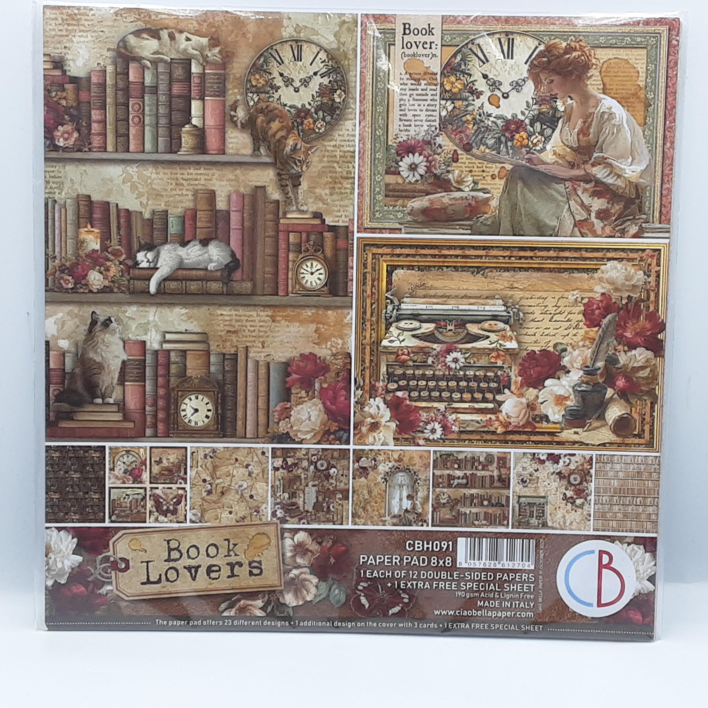 book lovers paper pad 8