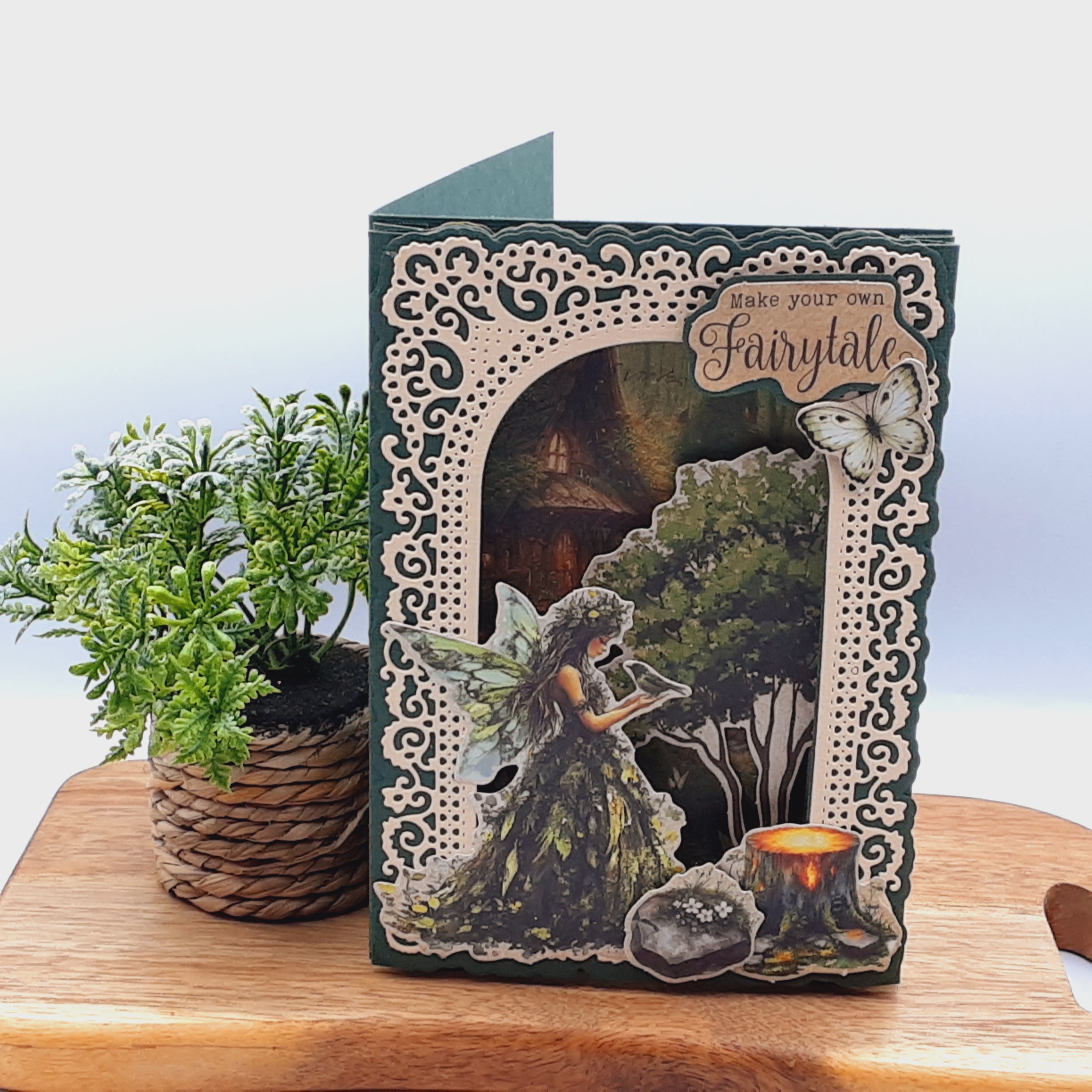 enchanted fairytale kaart in de diepte