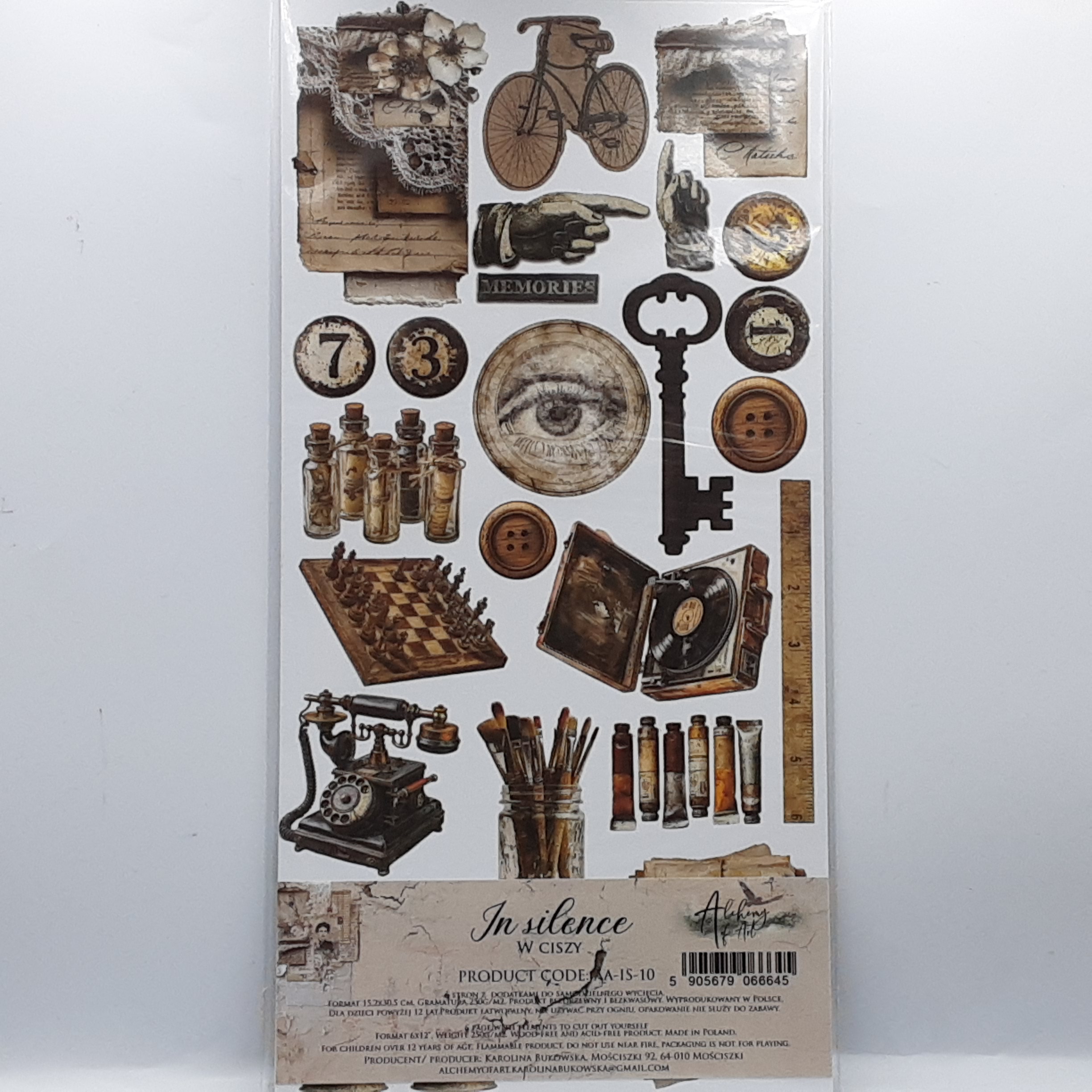 Set in slience 10 15x30cm