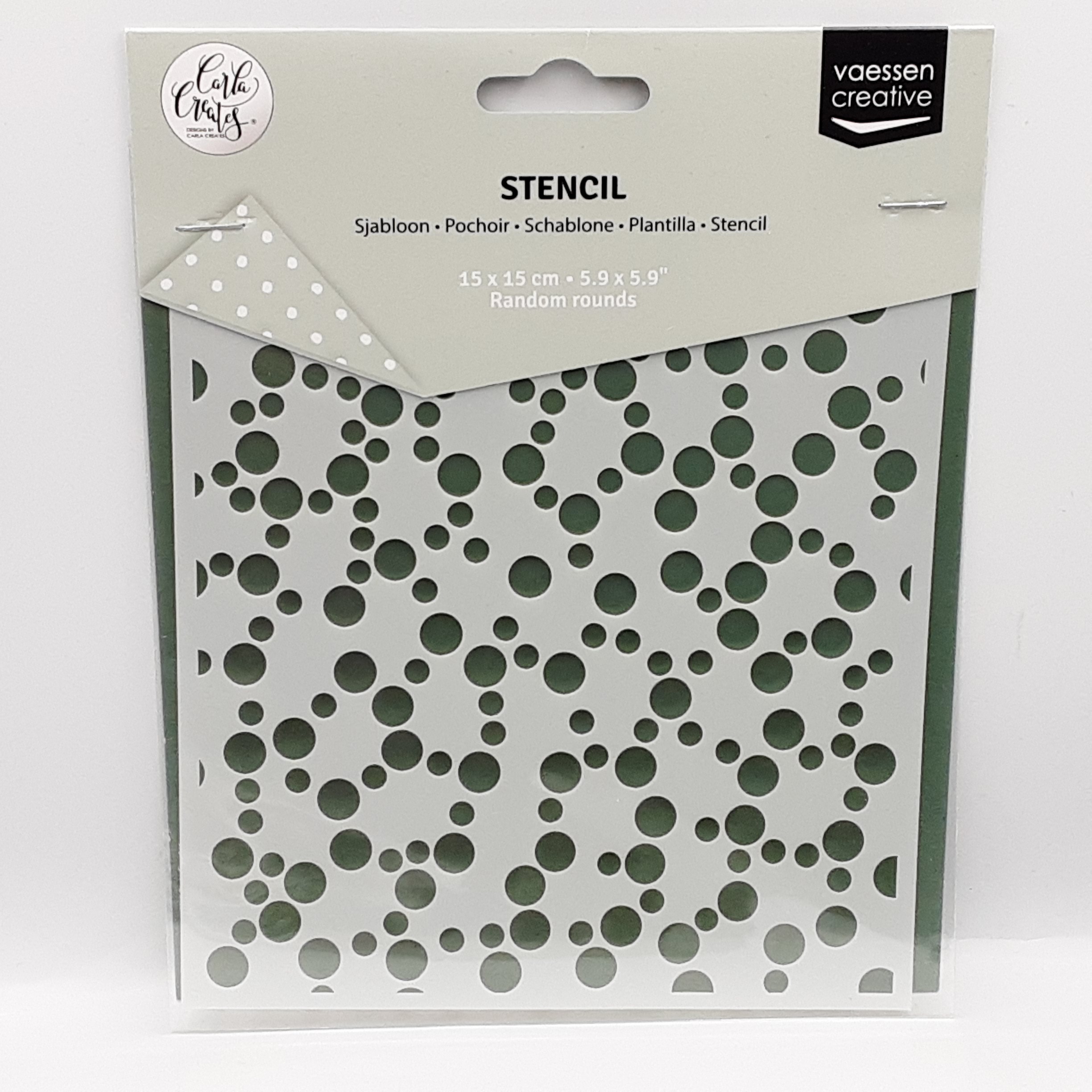 Mask stencil random rounds