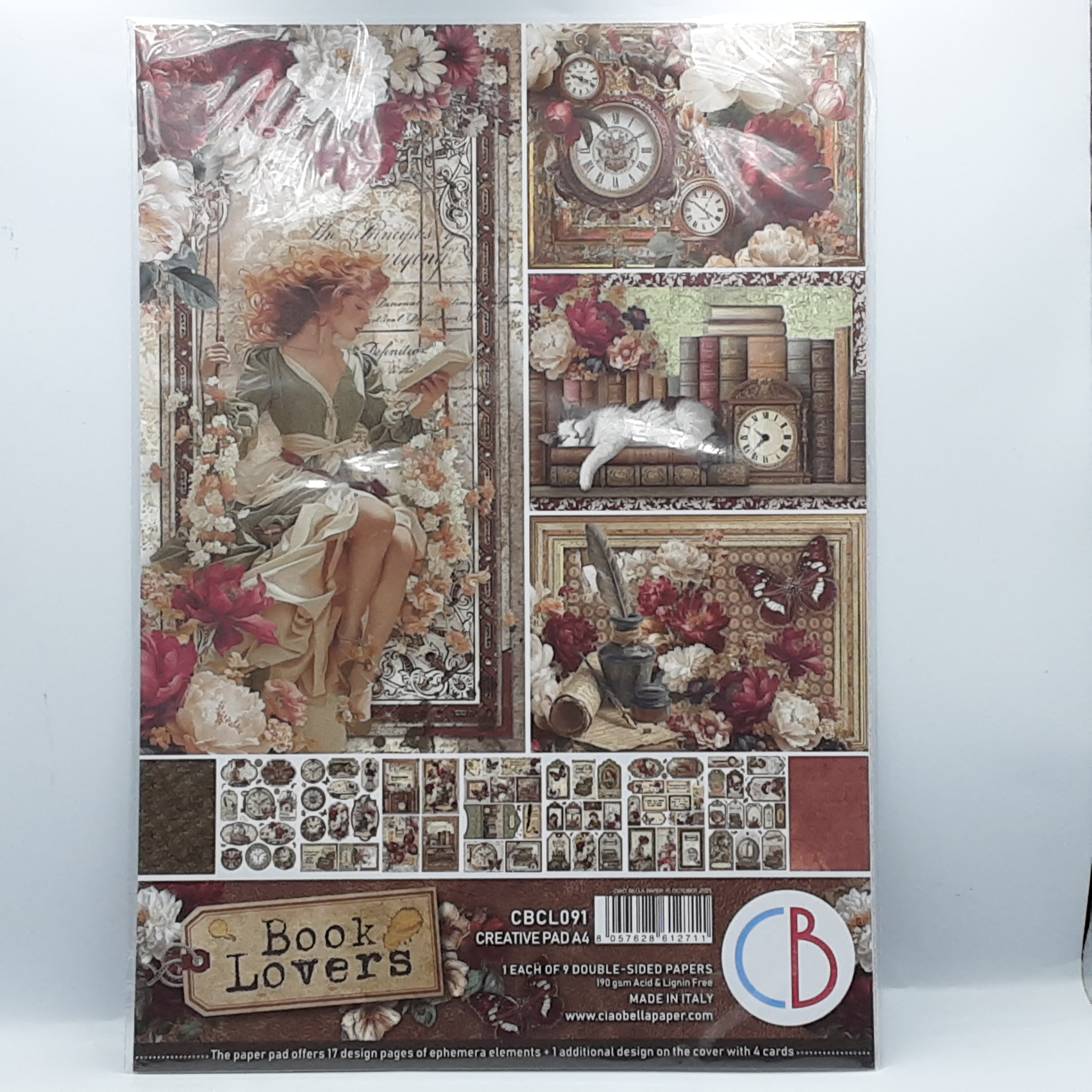 Book lovers creative pad A4