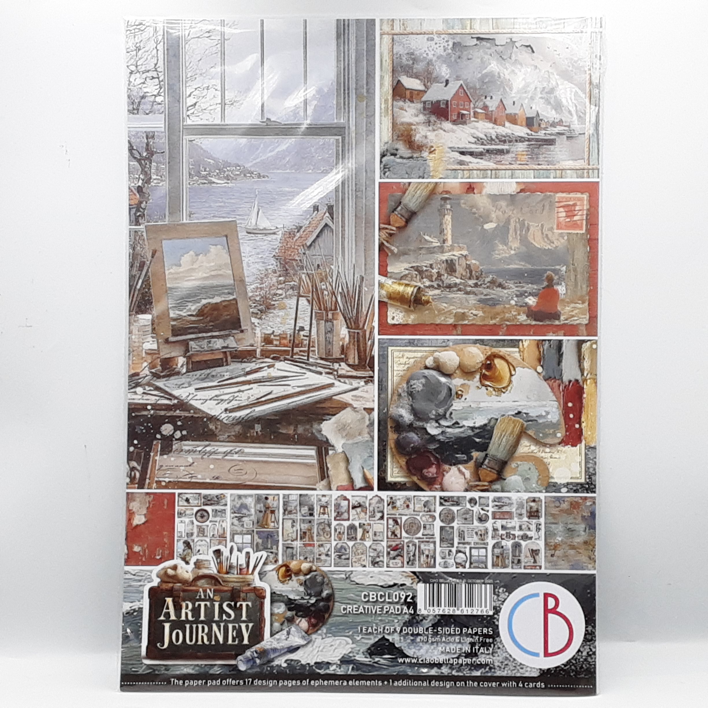 An artist journey creative pad A4