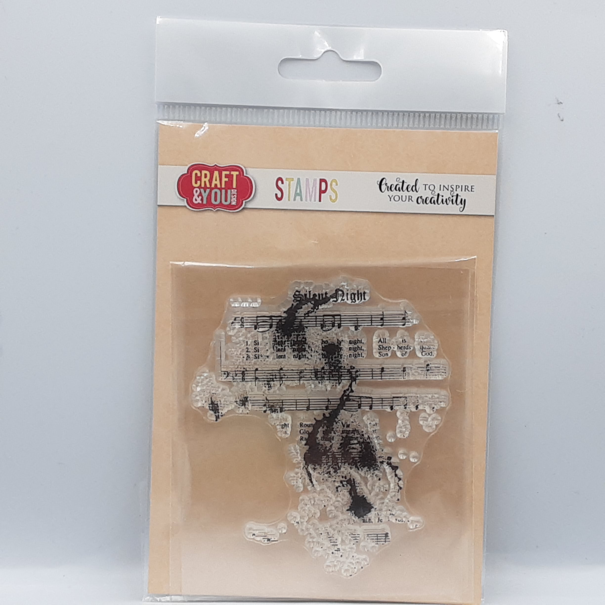 Clear stamp silent night