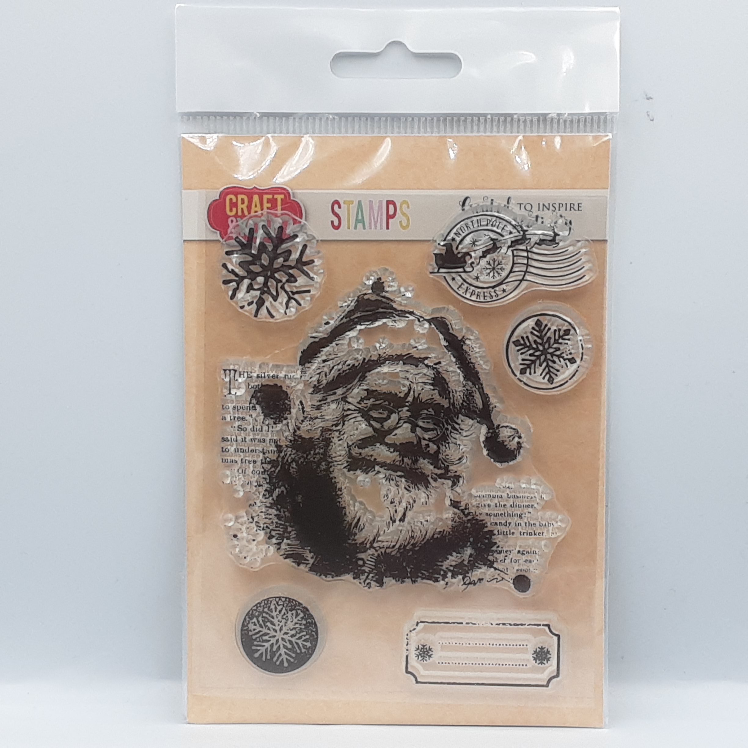 Clear stamp santa claus