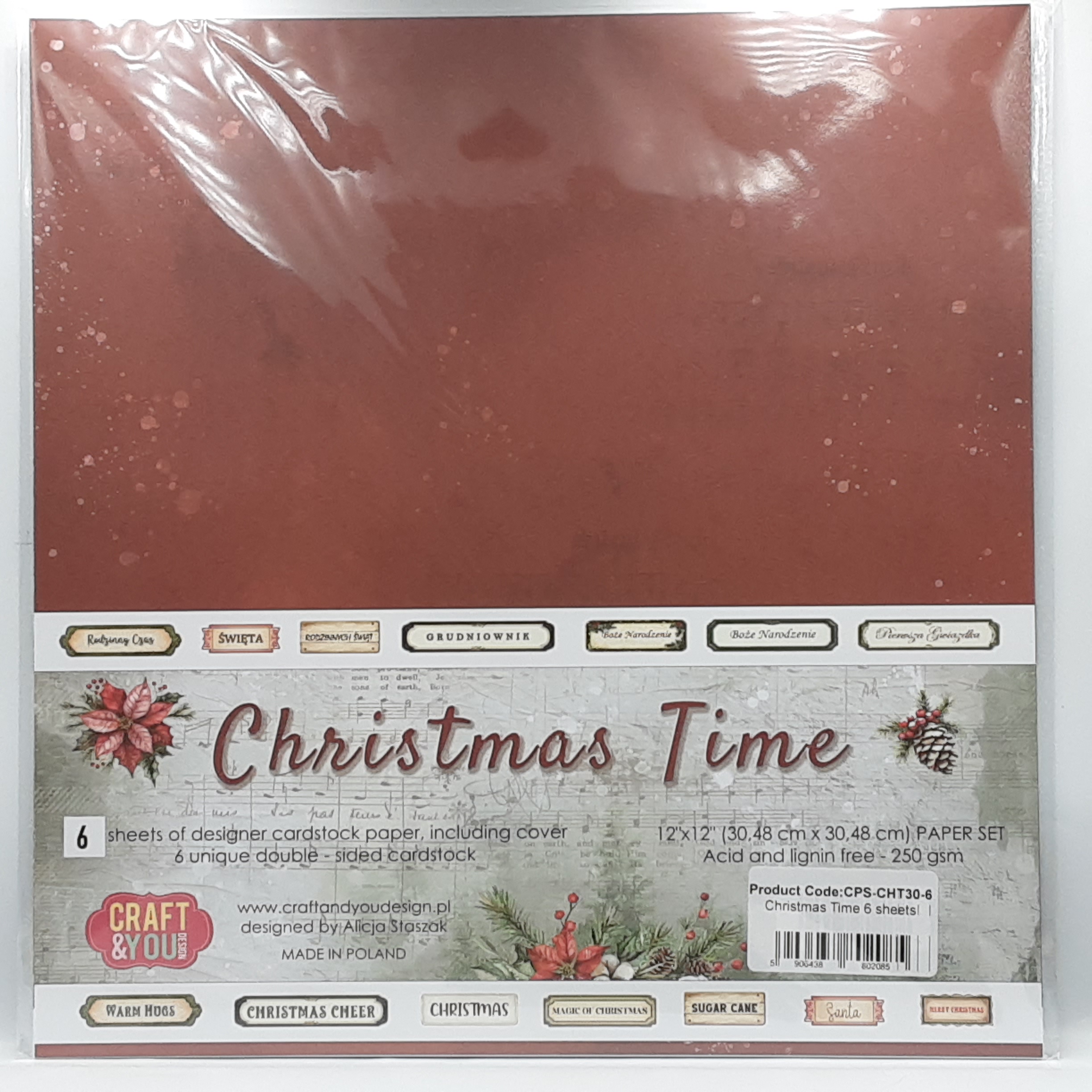 Paper set christmas time 12