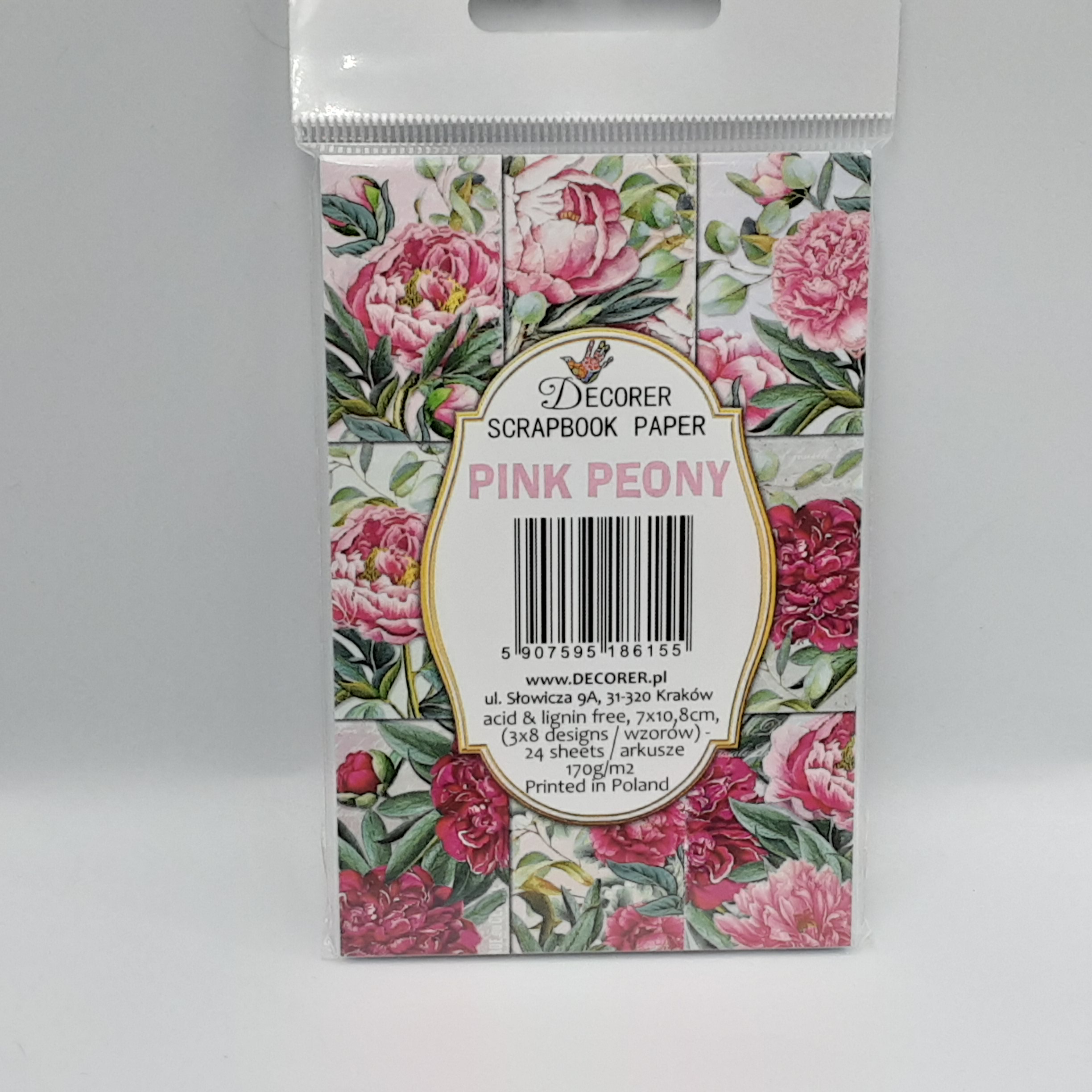 Pink peony paperpack