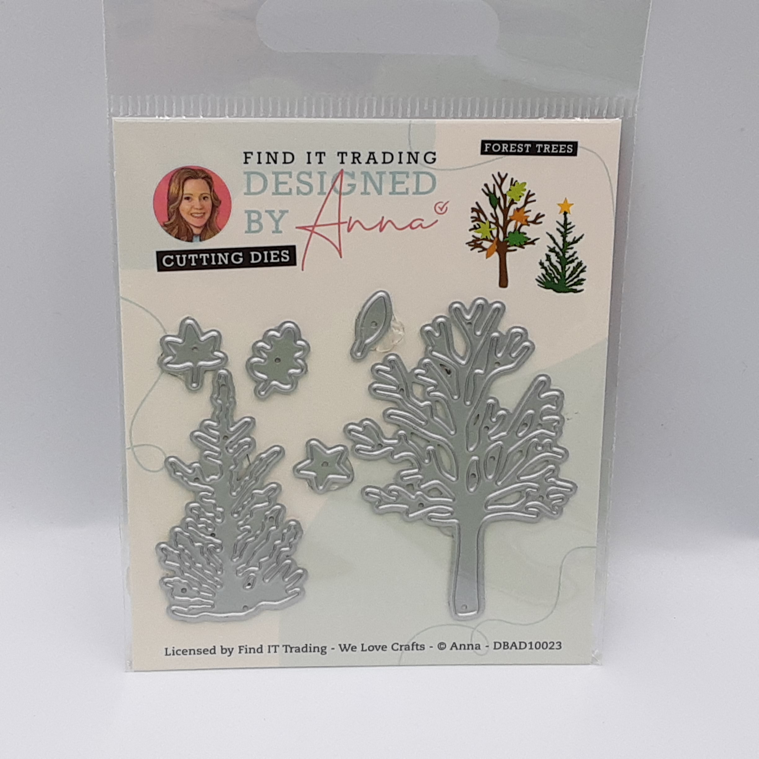 Mix and match cutting dies forest trees