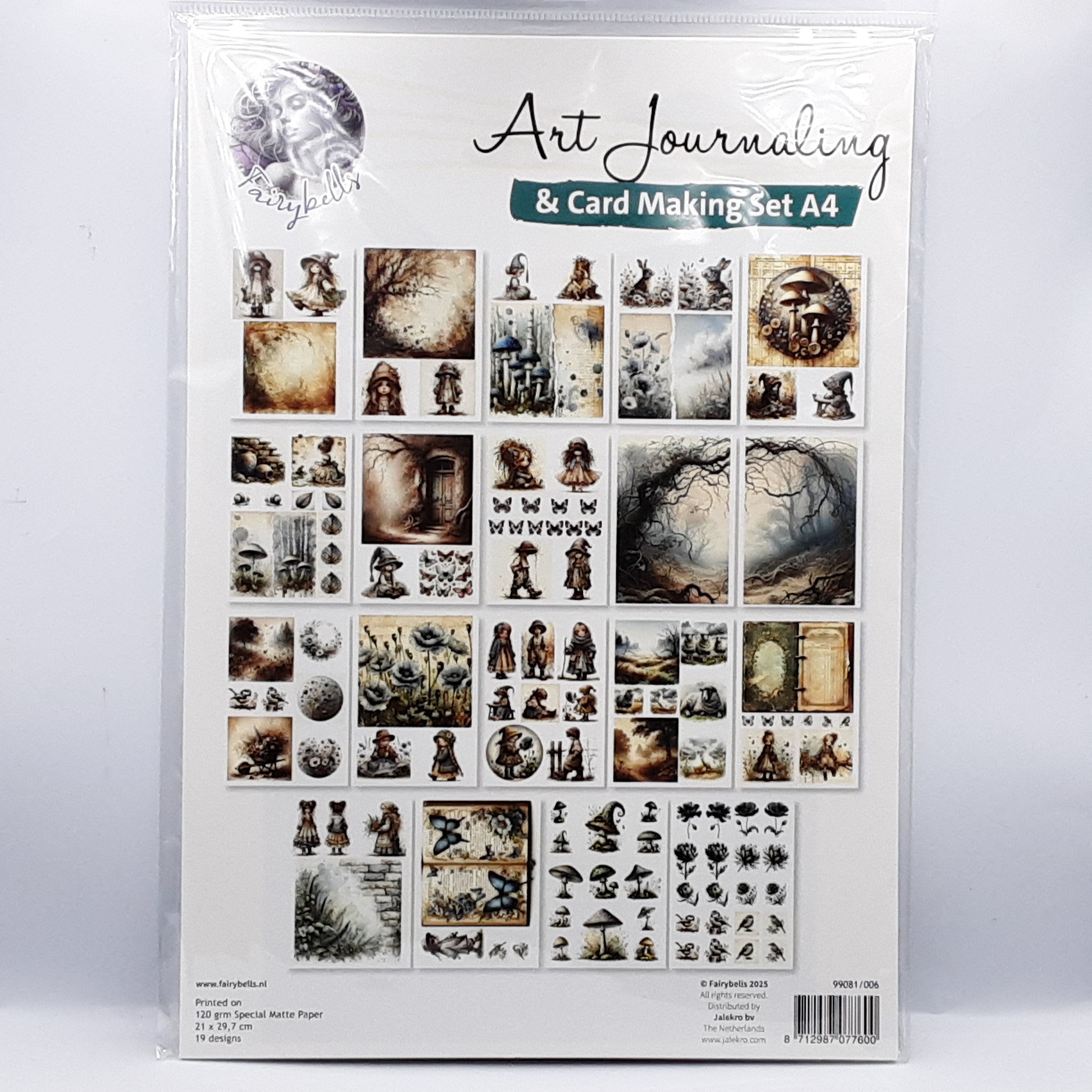 Art journaling &card making set A4 mystic 006