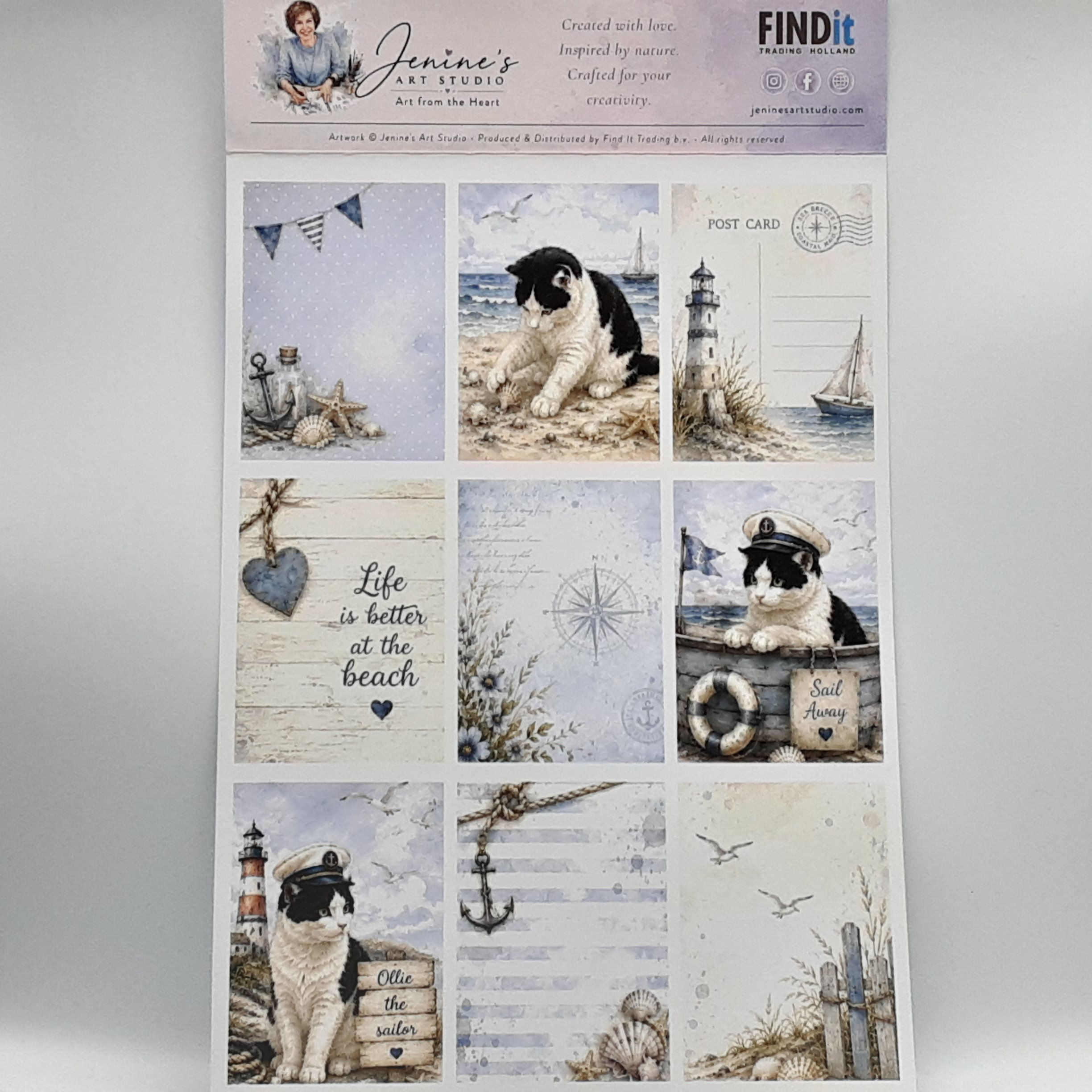 Ollie the sailor ATC 001