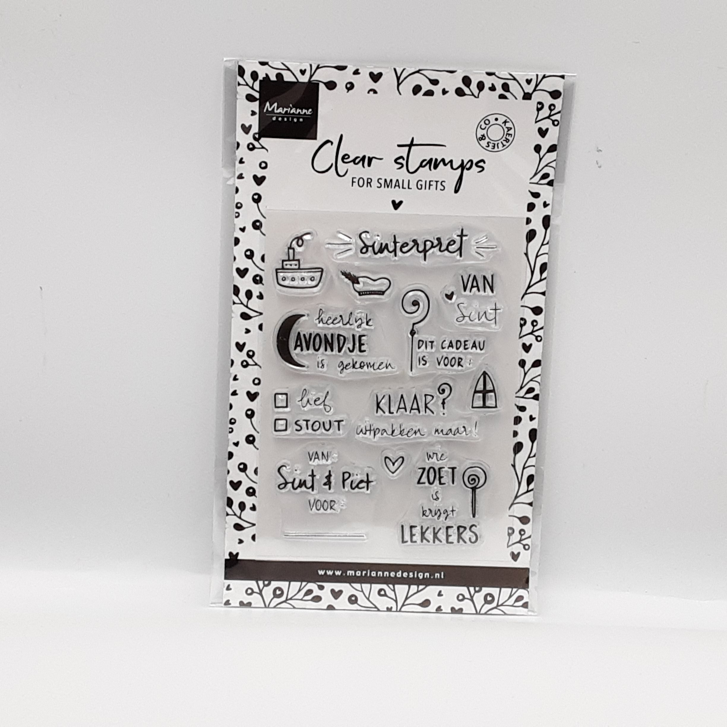 Clear stamp small gifts sint