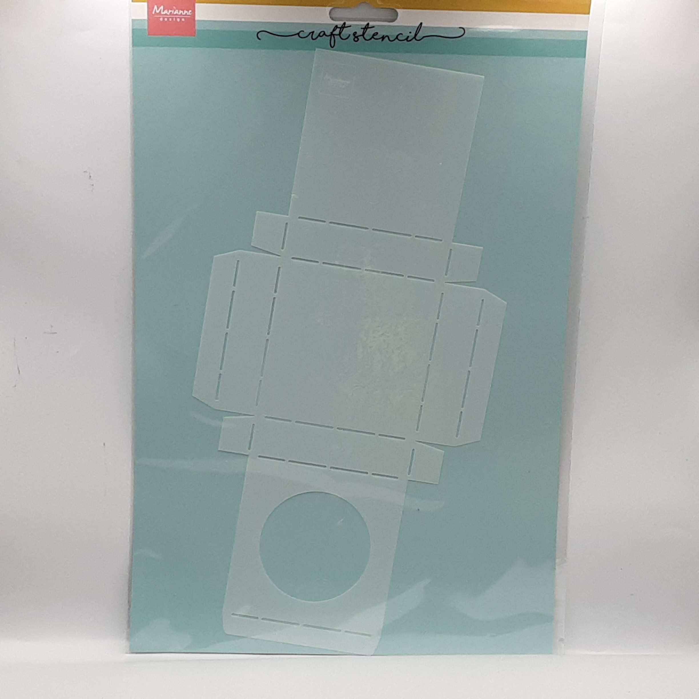 Craft stencil A4 tealight box