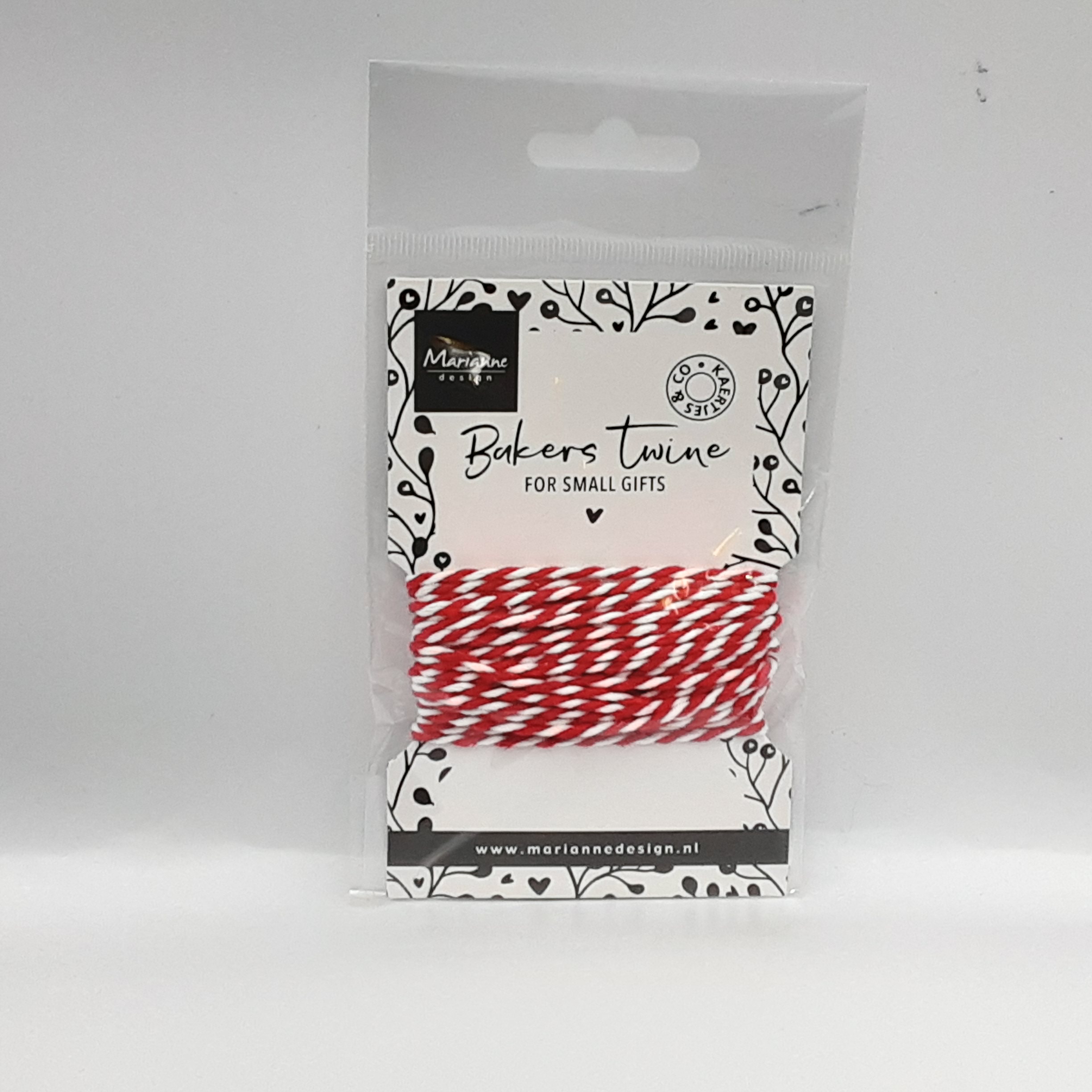 Bakers twine red/white