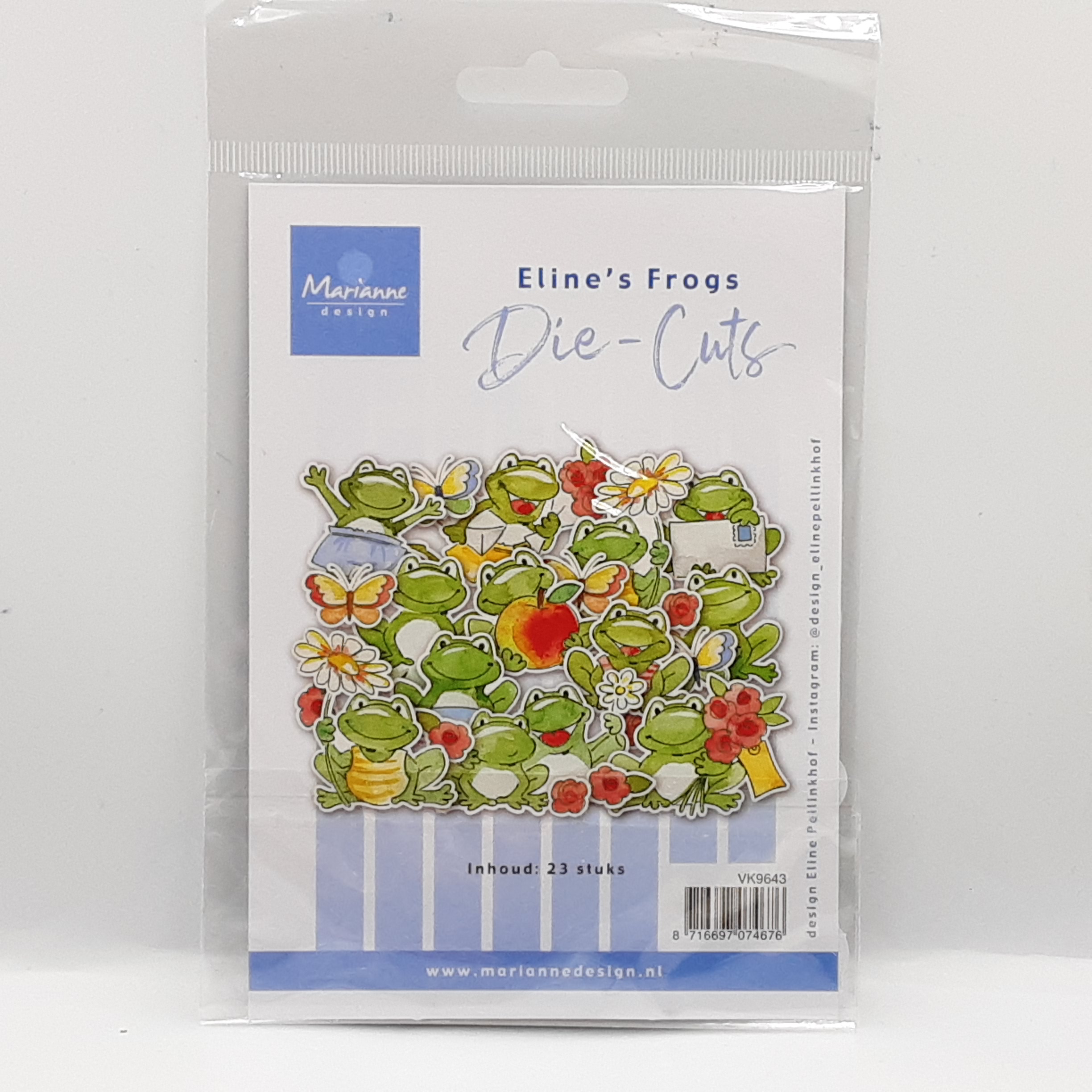 Die-cuts eline's frogs