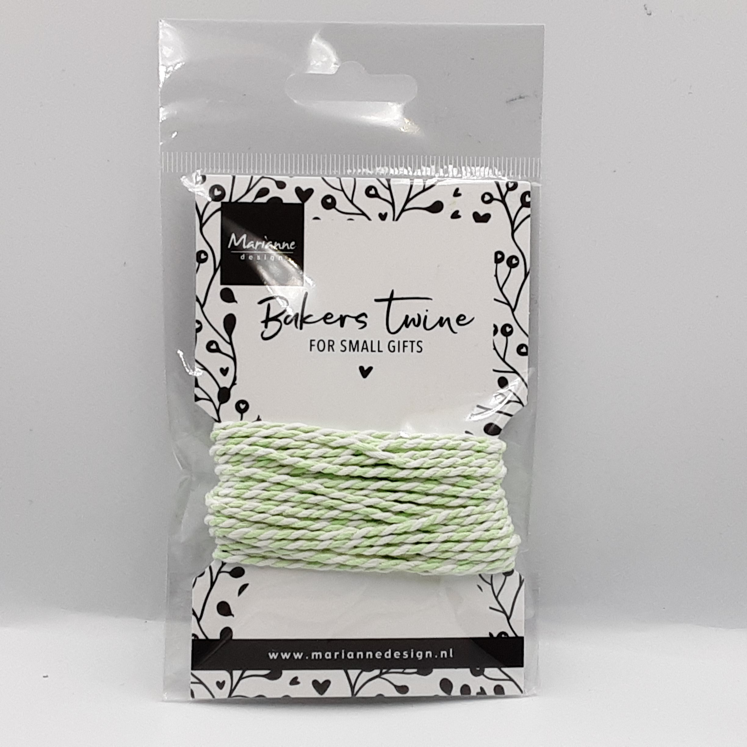 Bakers twine mint/white