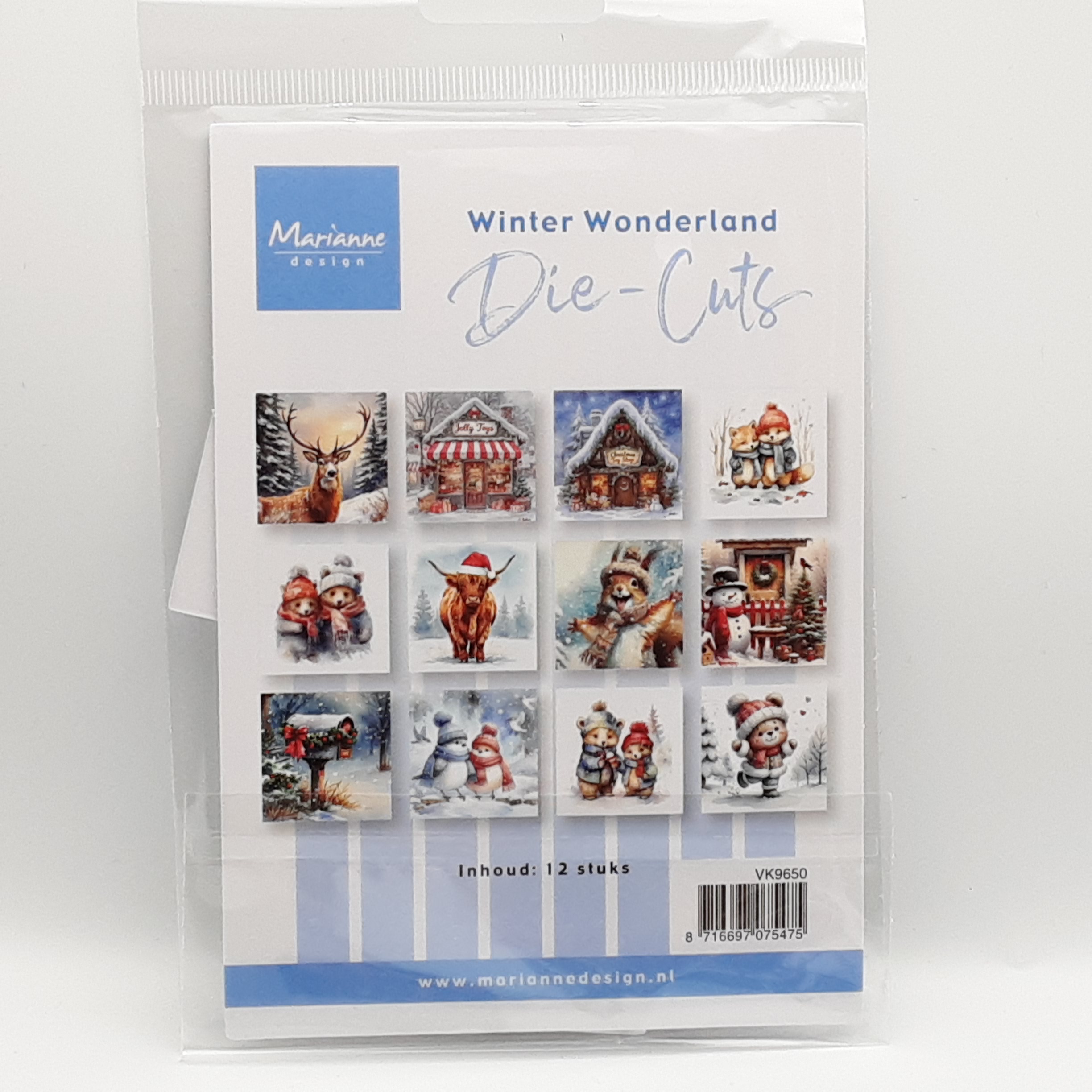 Die-cuts winter wonderland