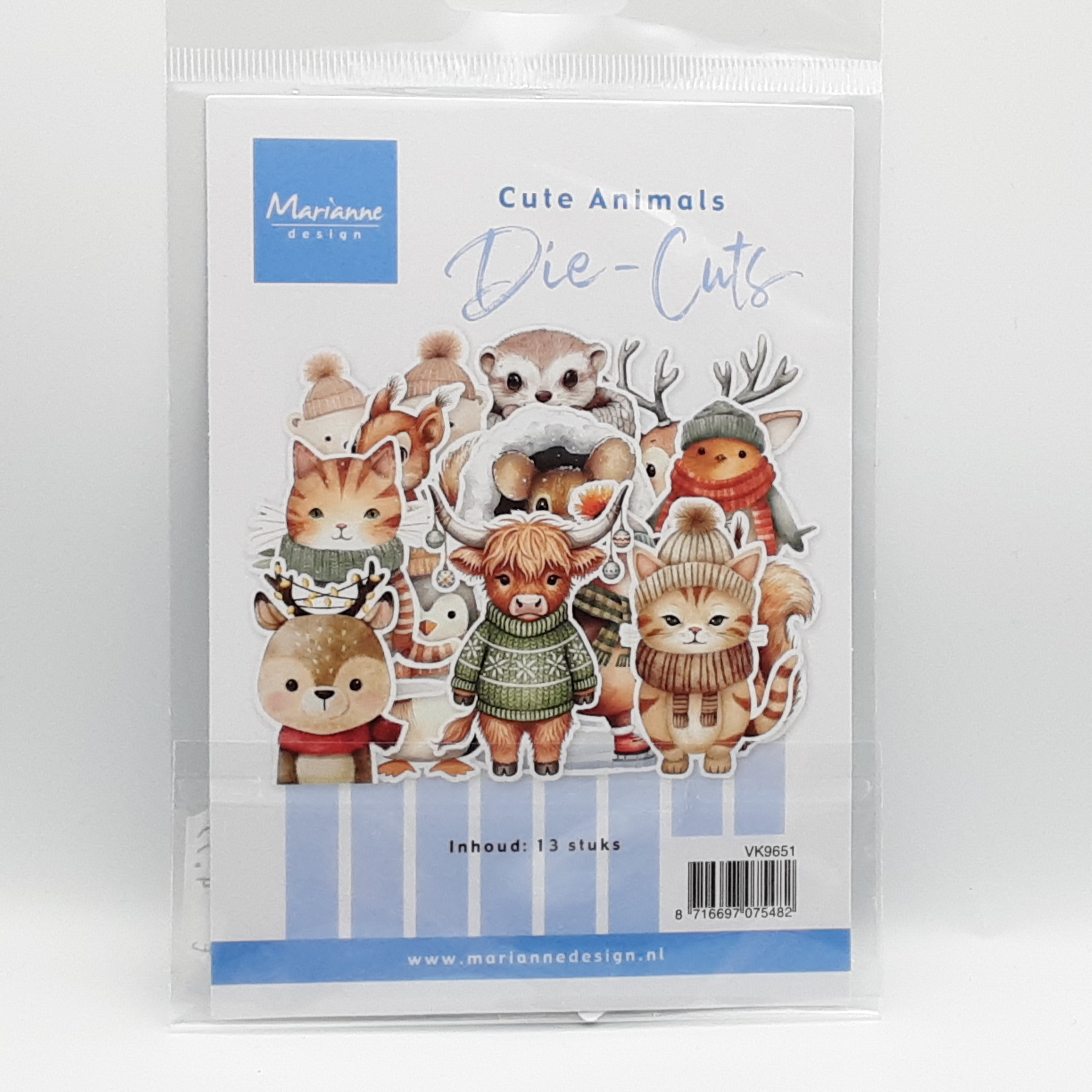 Die-cuts cute animals