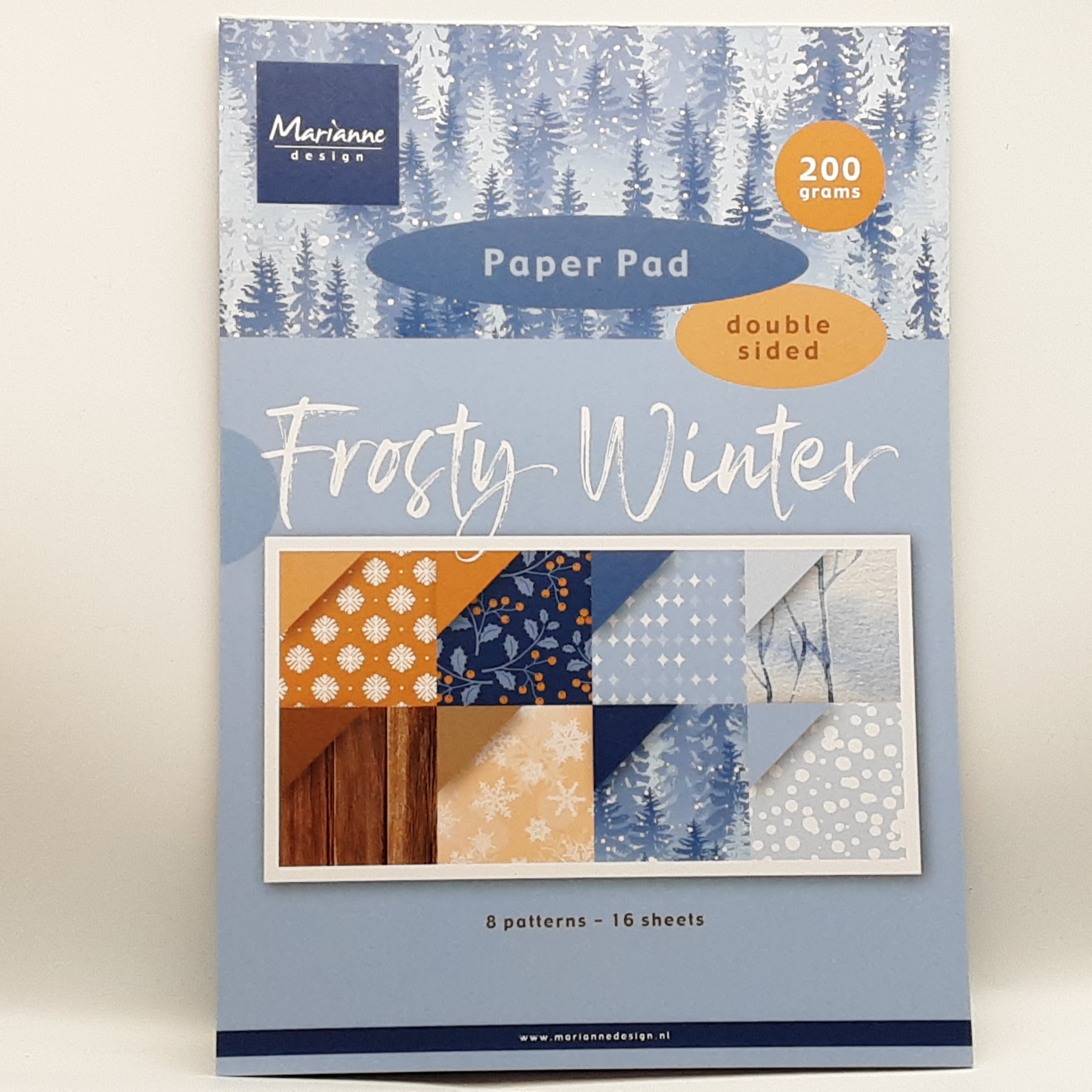 Pretty papers bloc A4 frosty winter dessin