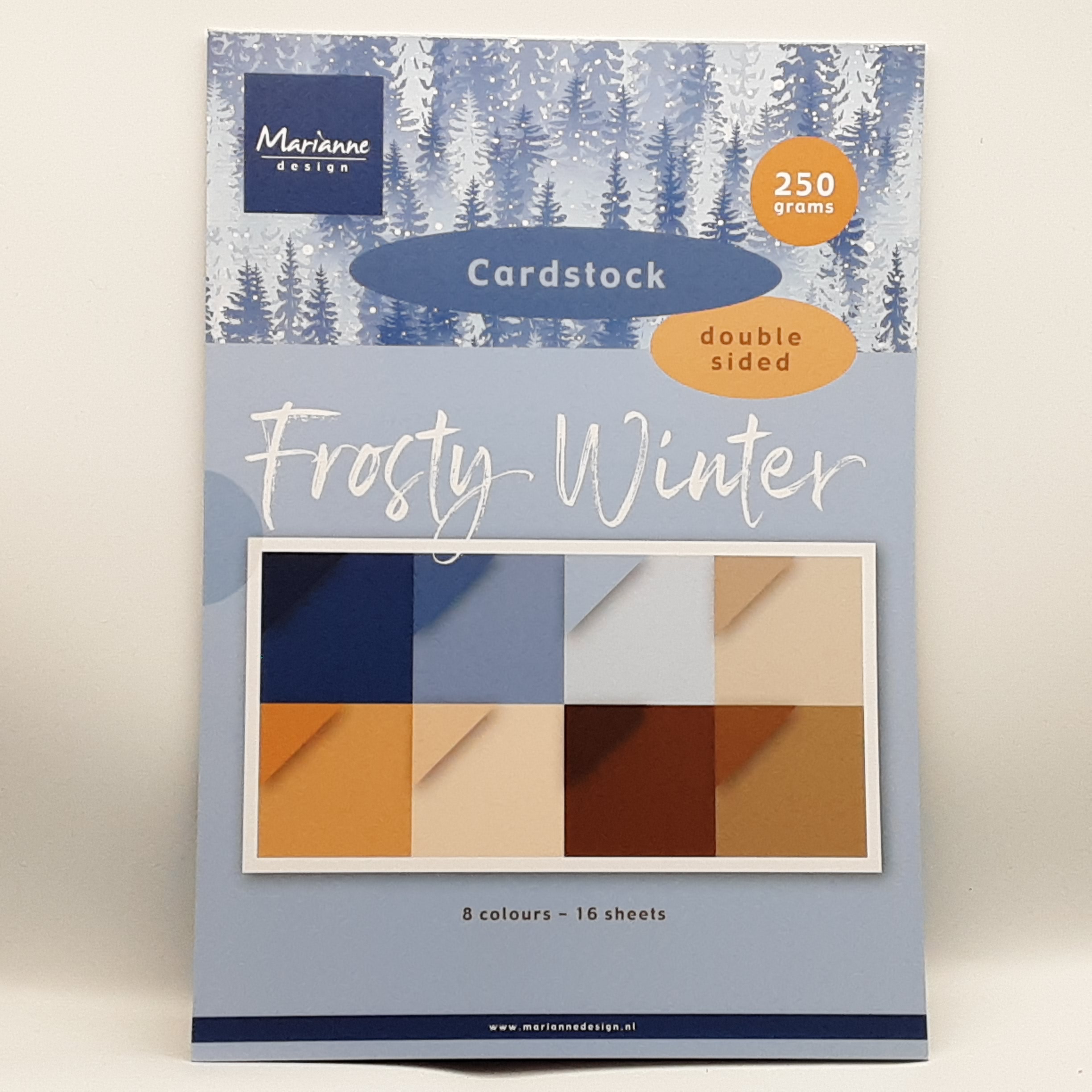 Pretty papers bloc frosty winter A4 cardstock