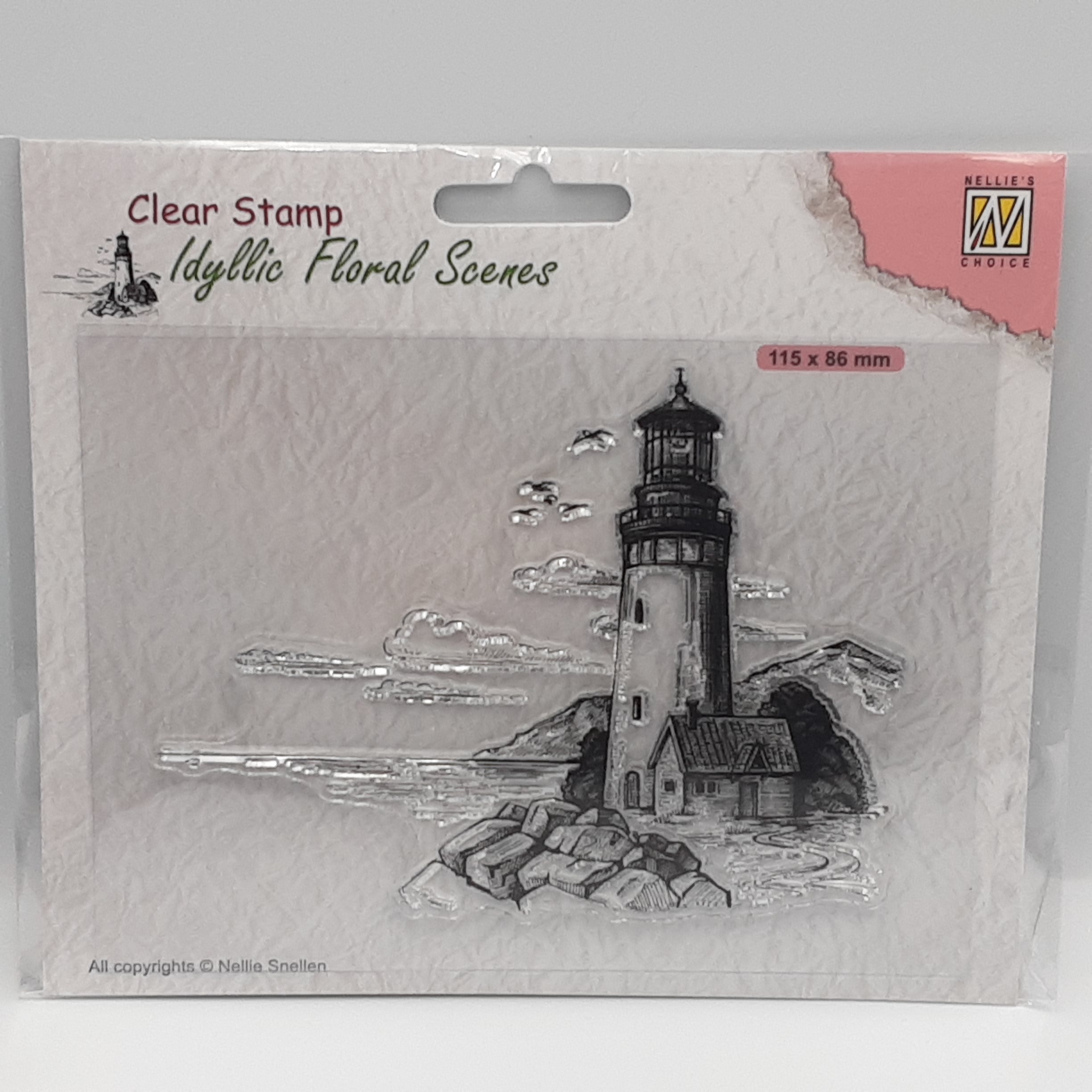 Light house clear stamp