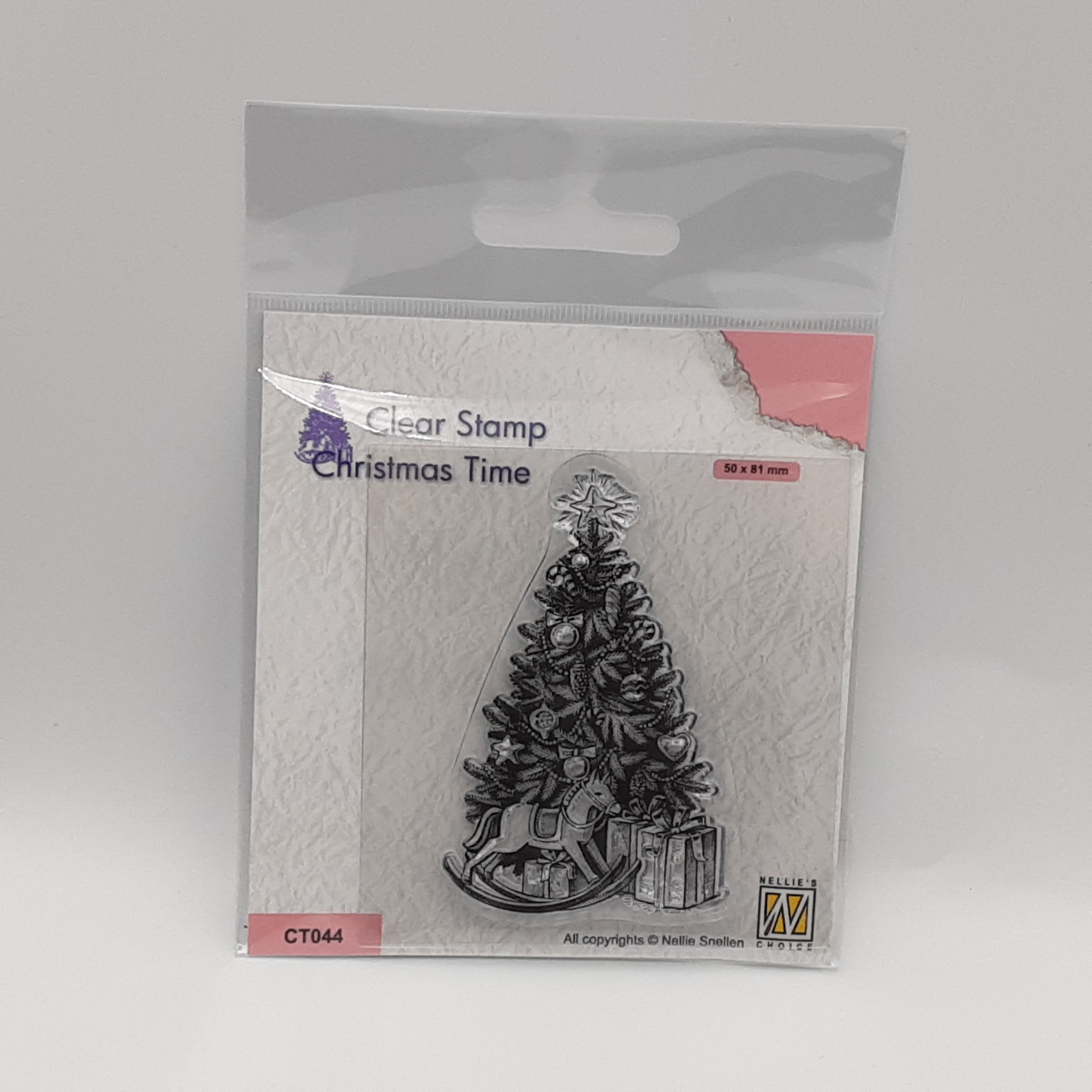 Clearstamp christmas time kerstboom