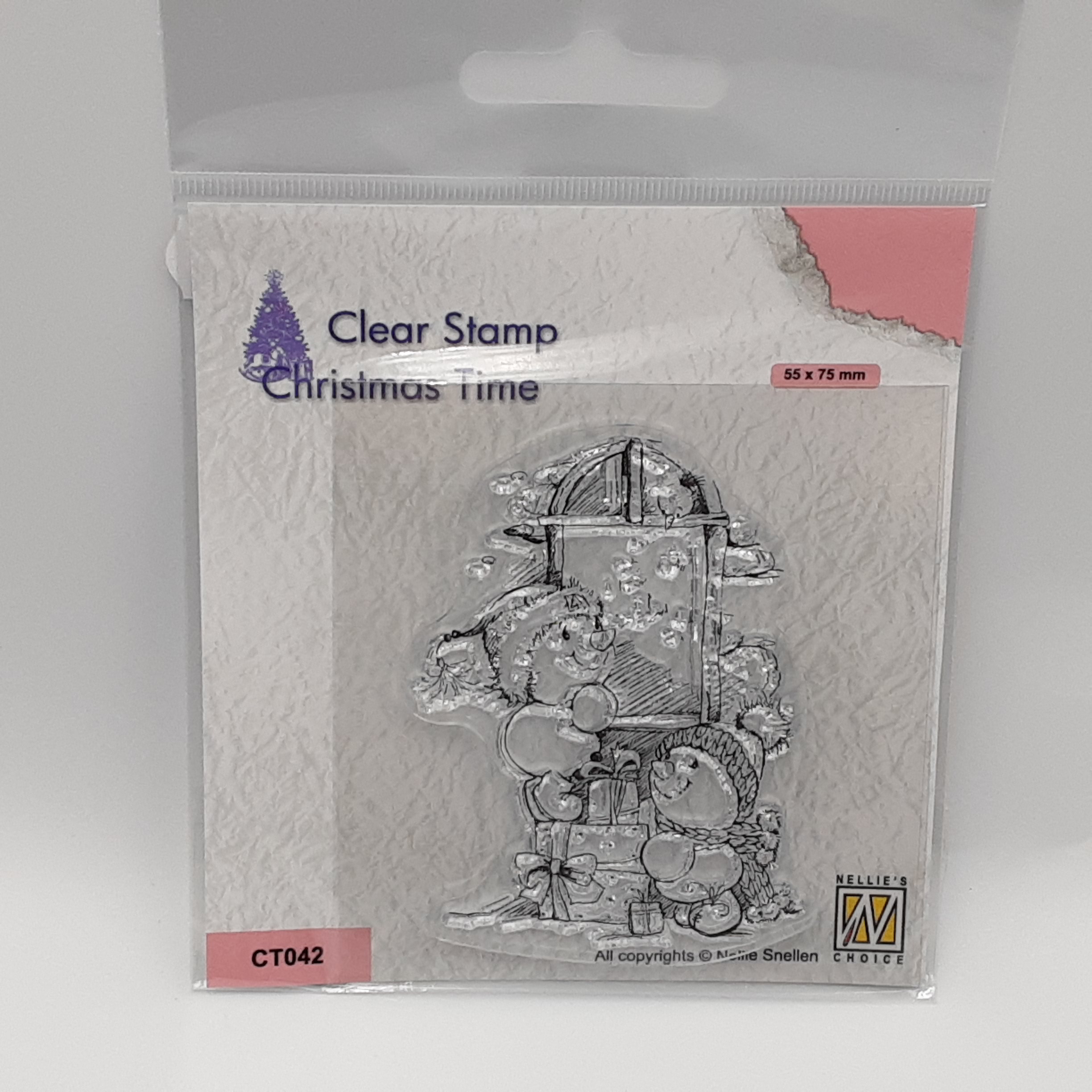 Clearstamp christmas time cadeautjes