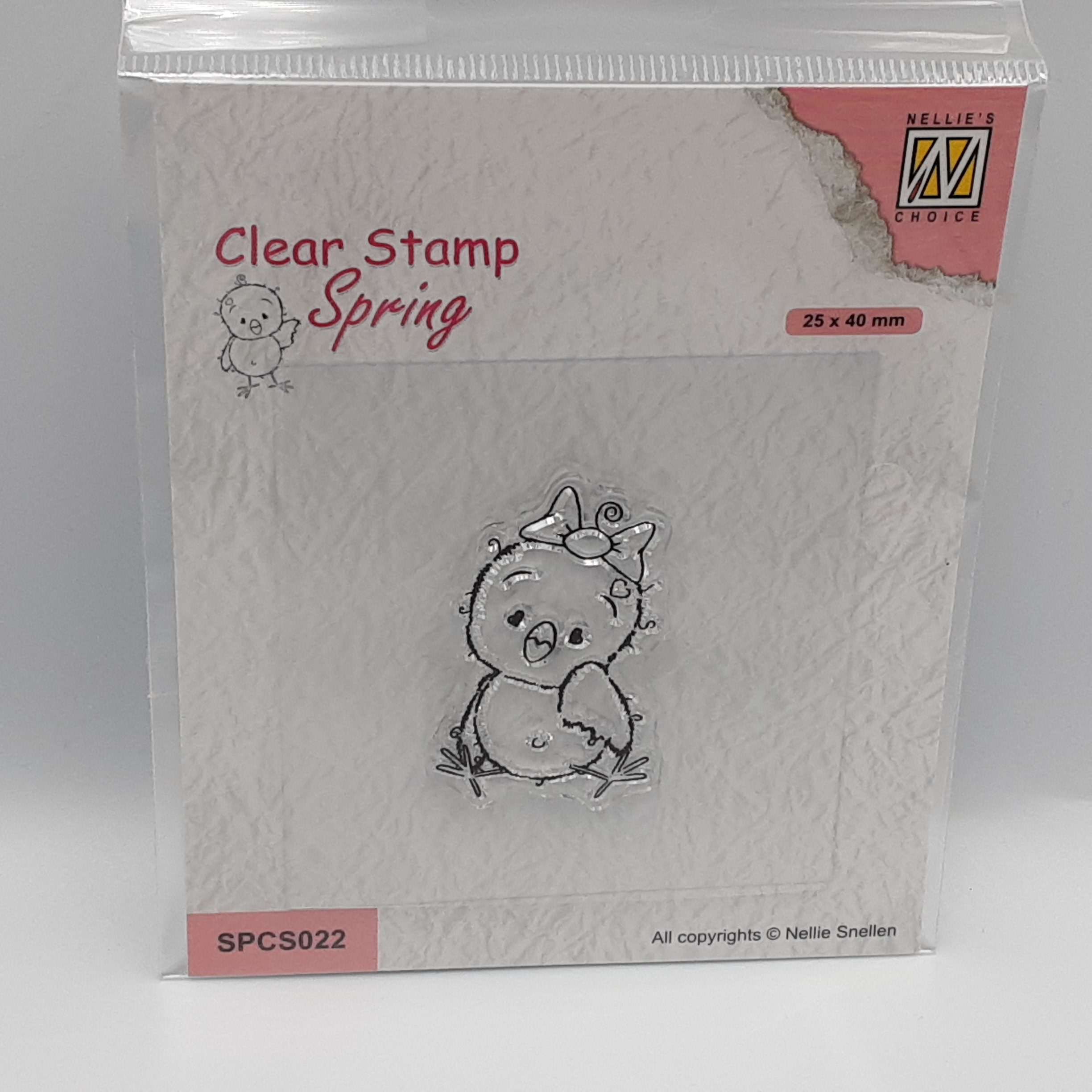 Chickies beauty clear stamp