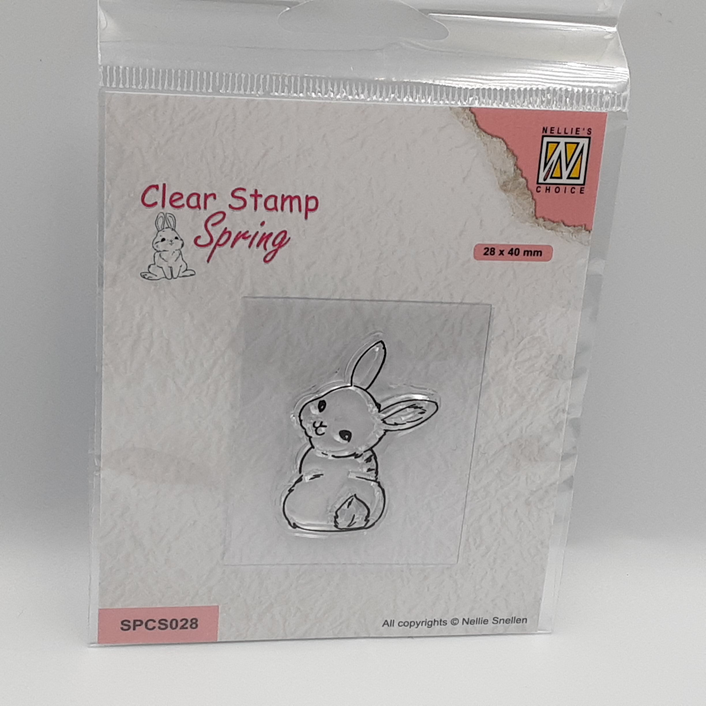 Cute rabbit 3 clear stamp