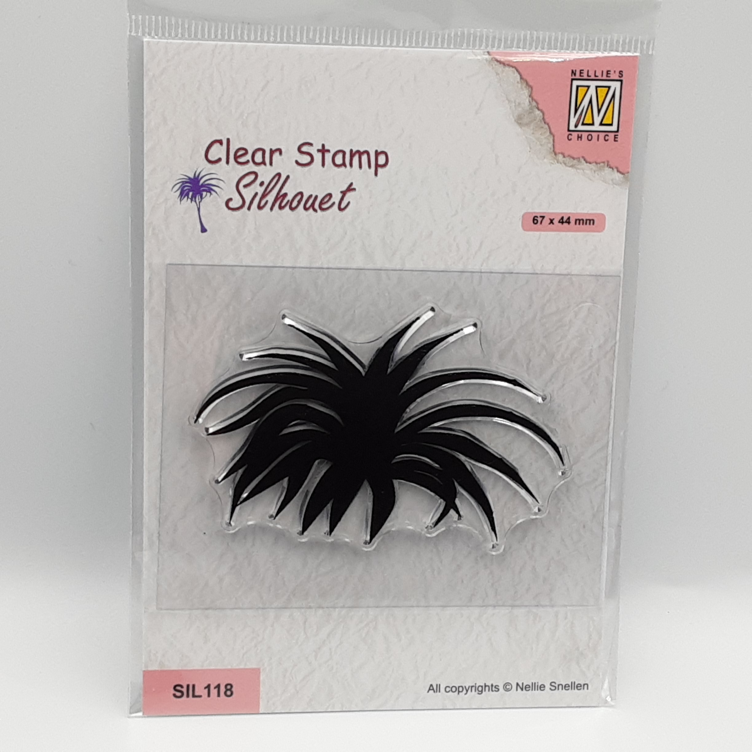 Silhouette yucca clear stamp