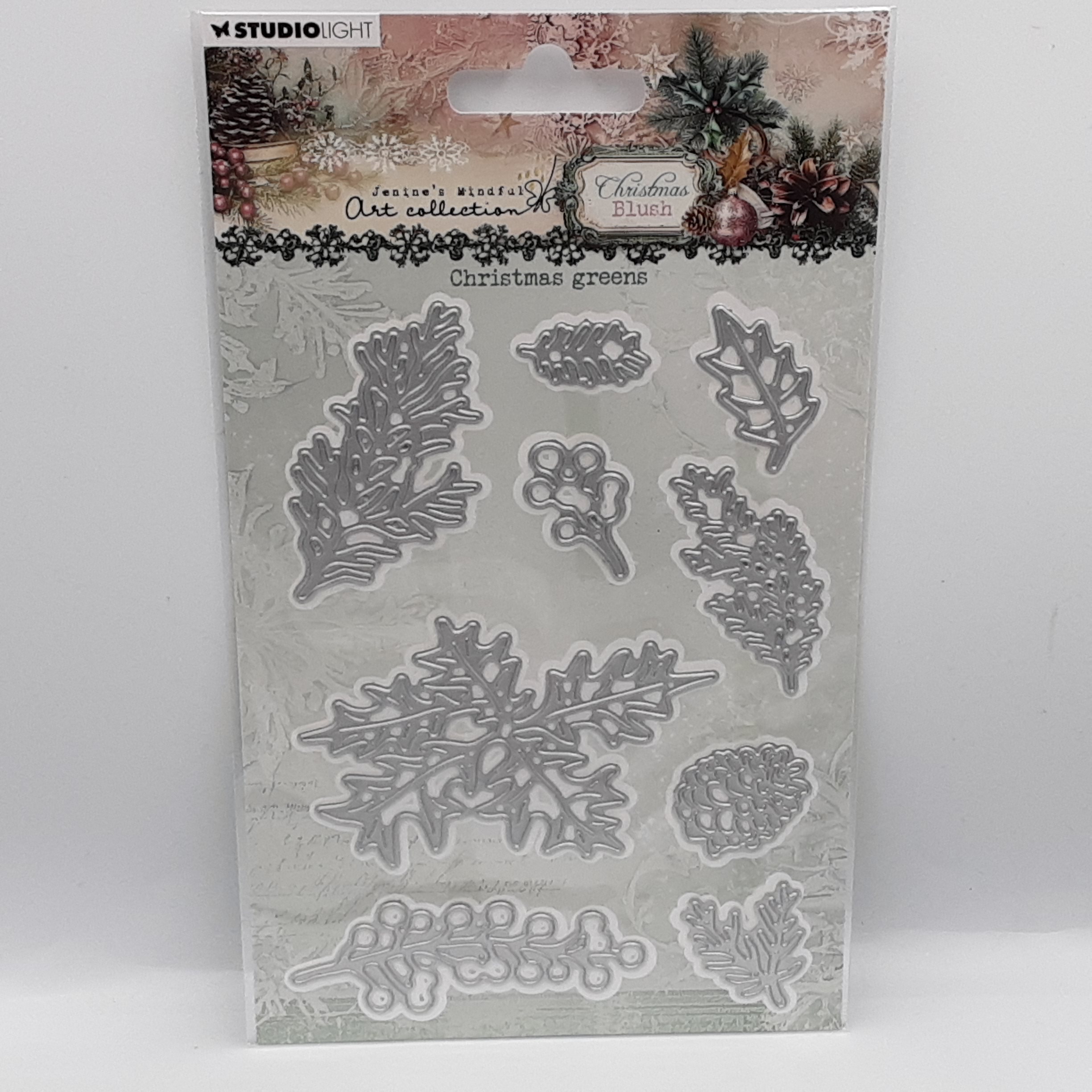 Christmas blush stansmal Christmas greens