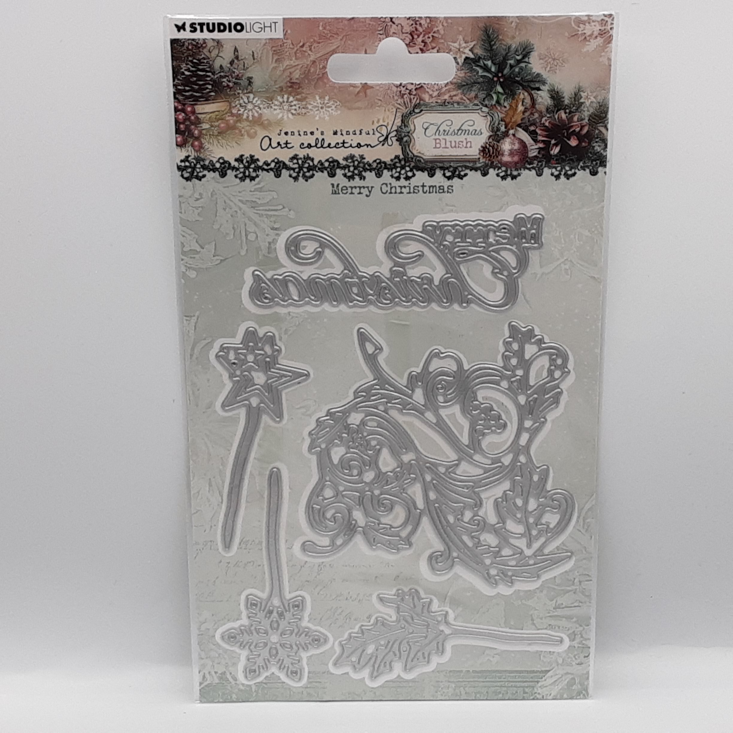 Christmas blush stansmal merry christmas