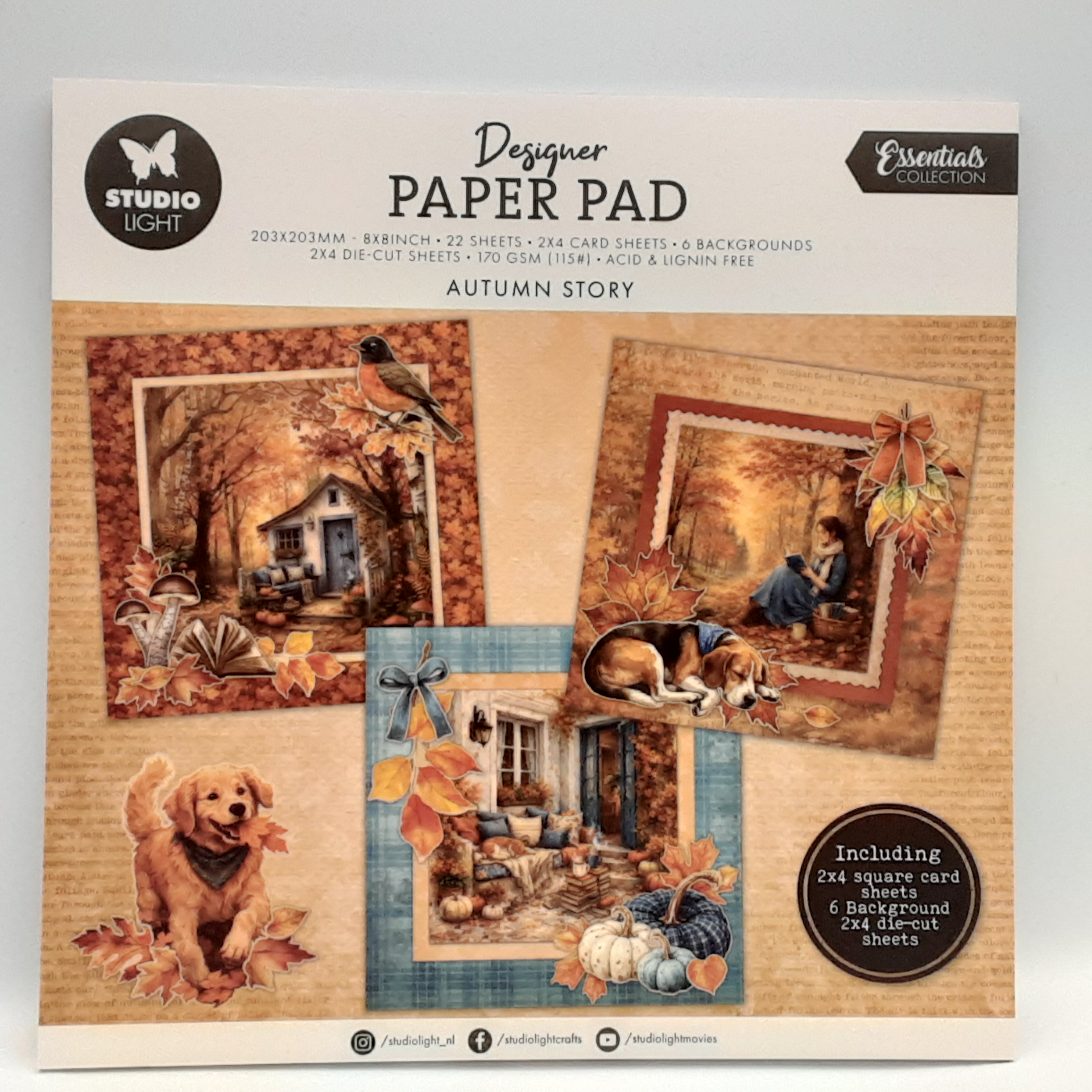 Autumn story essentials mixed paperpad