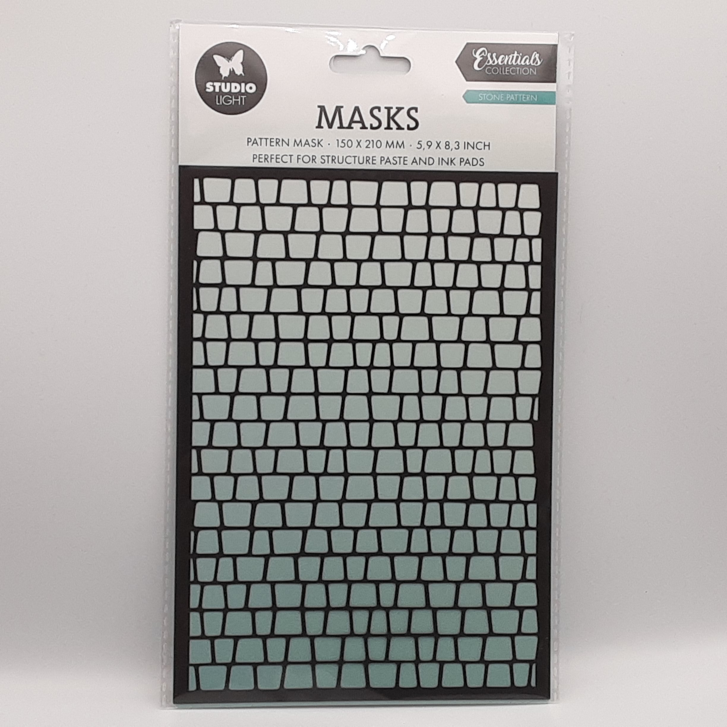 Essentials mask background stone